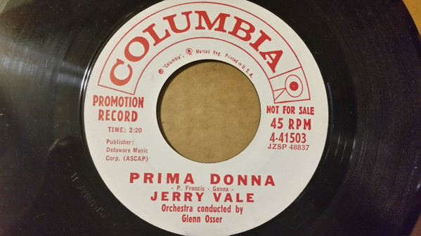 descargar álbum Jerry Vale - What Do I Care Prima Donna