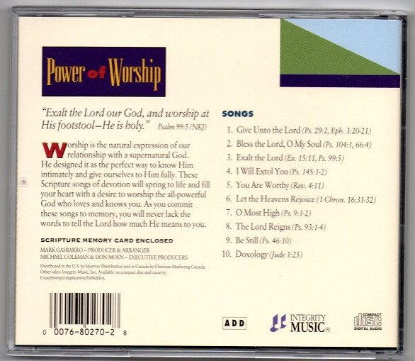 Album herunterladen Various - Power Of Worship