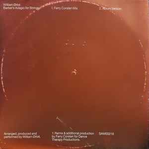 William Orbit - Barber's Adagio For Strings album cover