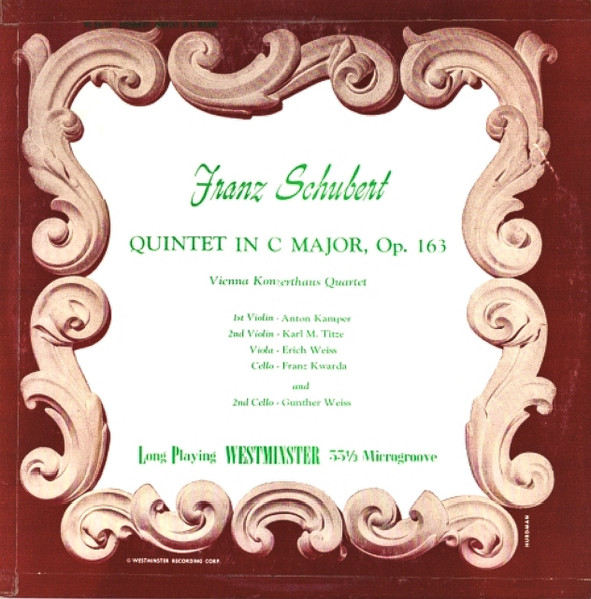 Schubert, Vienna Konzerthaus Quartet – C Major Quintet Opus 163