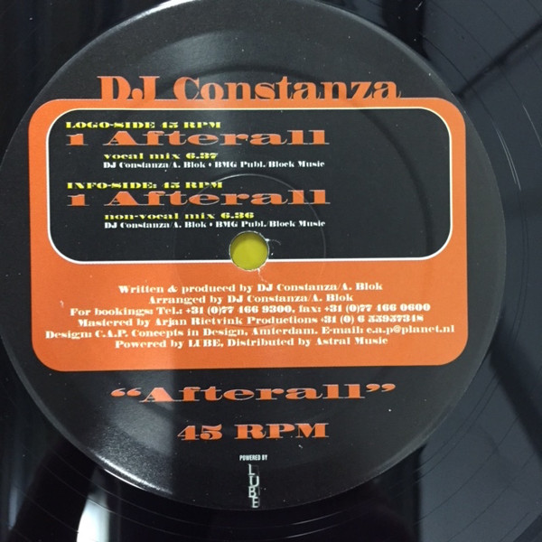 Album herunterladen DJ Constanza - Afterall