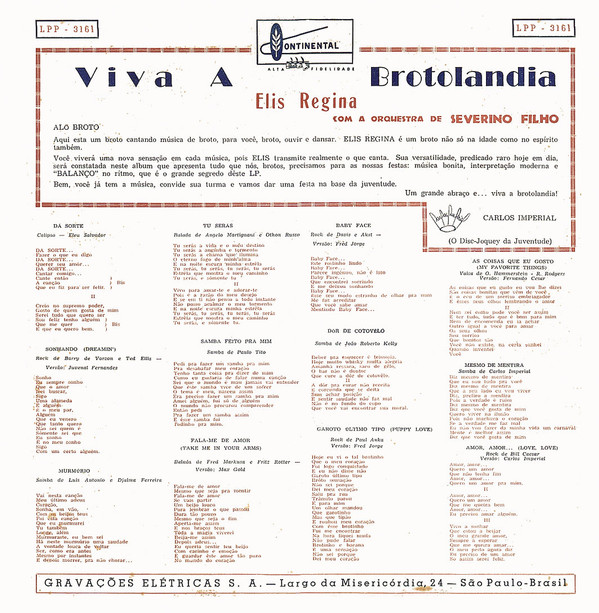 descargar álbum Elis Regina - Viva A Brotolândia