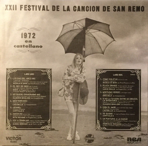 last ned album Various - XXII Festival De La Canción De San Remo