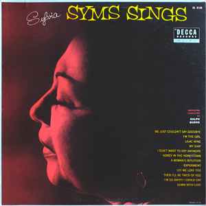 Sylvia Syms – Sings (1955, Vinyl) - Discogs