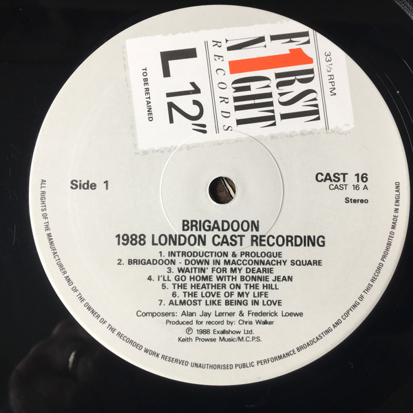 last ned album Various - Brigadoon 1988 London Cast Recording