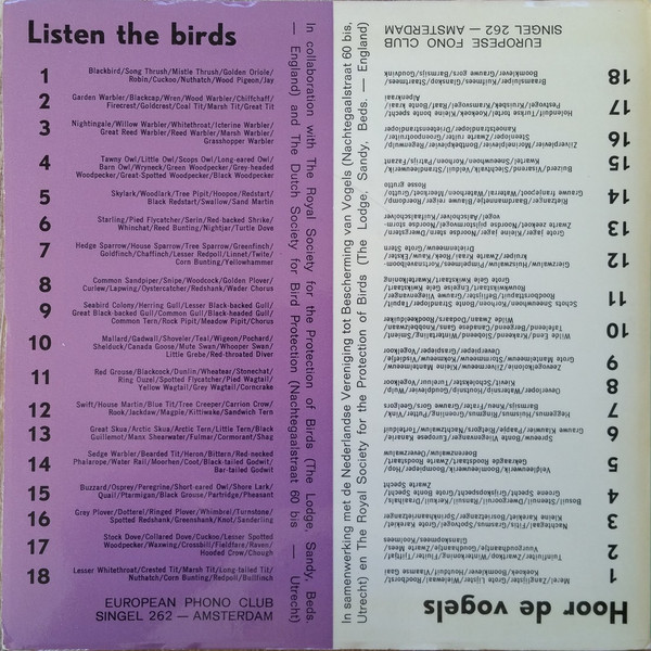 Album herunterladen John Kirby - Listen The Birds 17 Hoor De Vogels 17