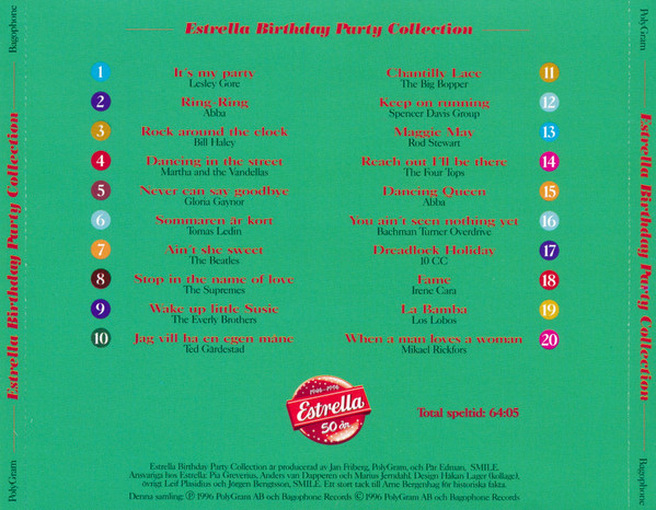 ladda ner album Various - Estrella Birthday Party Collection