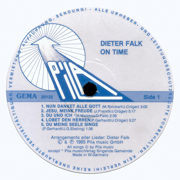 lataa albumi Dieter Falk - On Time