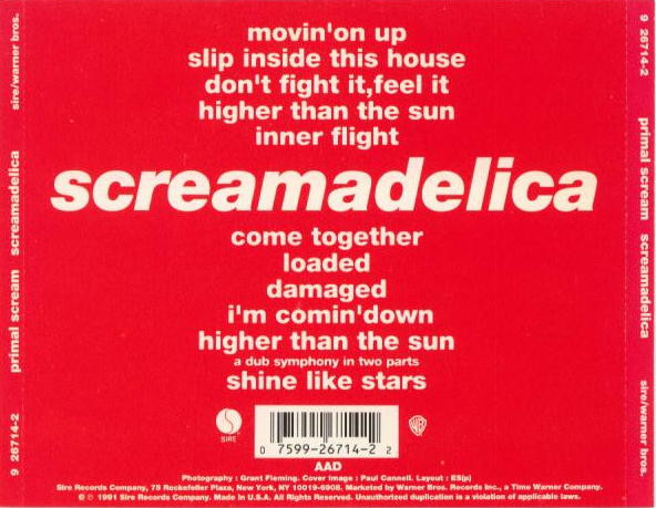 Primal Scream Screamadelica 1991 LP Cover Fridge Magnet Magnet Kühlschrank