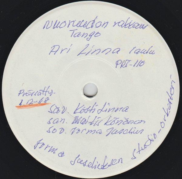 Ari Linna / Väinö Korsu – Katu Kylmän Kaupungin / Nuoruuden Rakkaus (1988,  Vinyl) - Discogs