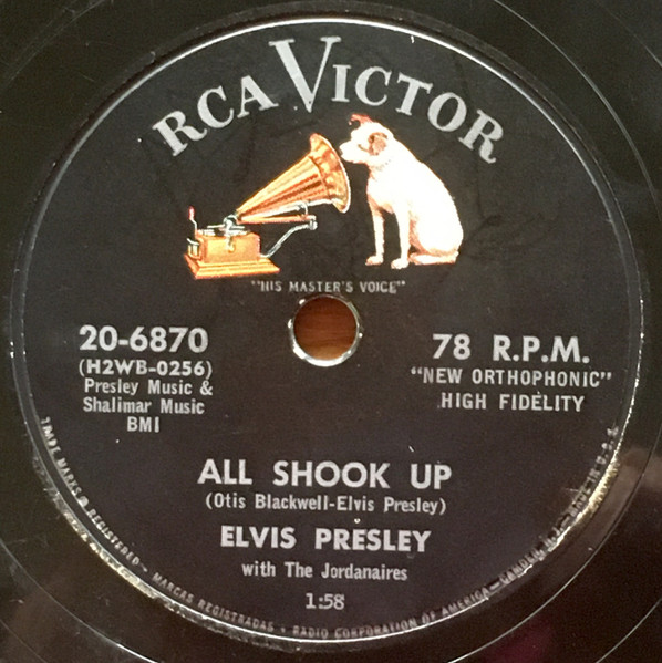 Elvis Presley With The Jordanaires – All Shook Up / That's When