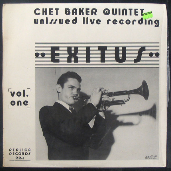 Chet Baker Quintet – Exitus [Vol. One] (Vinyl) - Discogs