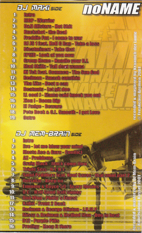 lataa albumi DJ MemBrain, DJ Maxi - Noname