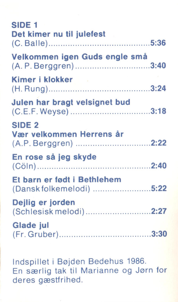 télécharger l'album Horne Mandskor - Julens Salmer