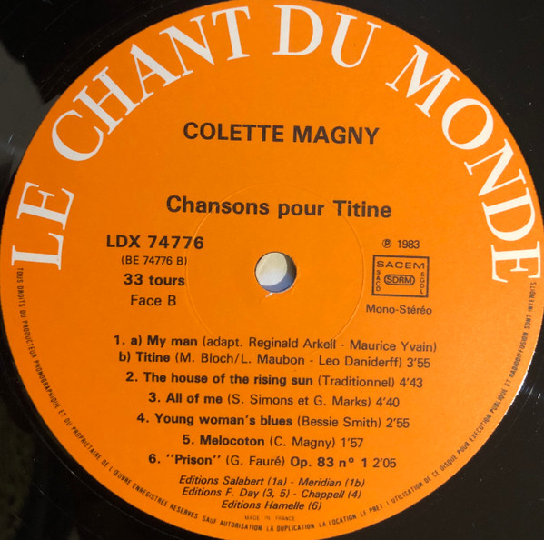 Chansons Pour Titine