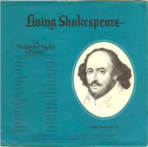 William Shakespeare - Living Shakespeare: A Midsummer Night's Dream album cover