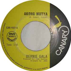 Bernie Gala - Akong Mutya album cover