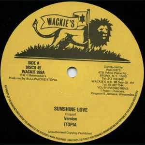 Itopia – Sunshine Love (1984, Vinyl) - Discogs