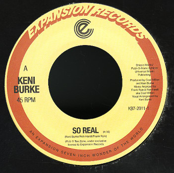 Keni Burke / Preston Glass – So Real / Orange U Ready (2011, Vinyl 