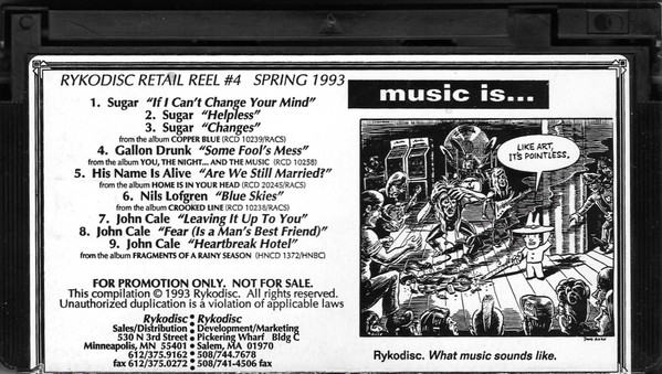 Album herunterladen Various - Rykodisc Retail Reel 4 Spring 1993