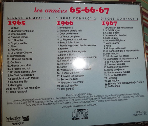 descargar álbum Various - Hit Parade De Vos Souvenirs Les Années 65 66 67