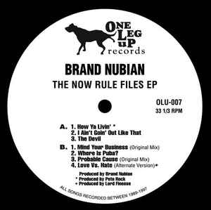 Brand Nubian - The Now Rule Files EP