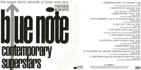 Album herunterladen Various - Blue Note Contemporary Superstars