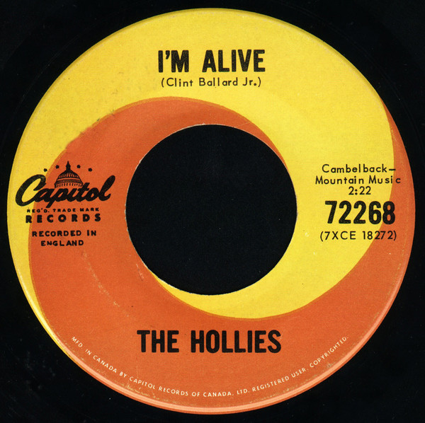 The Hollies – I'm Alive (1965, Vinyl) - Discogs