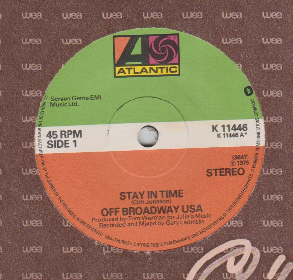 Off Broadway usa – Stay In Time (1980, Vinyl) - Discogs