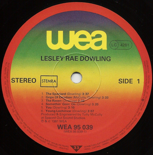 télécharger l'album Lesley Rae Dowling - Lesley Rae Dowling