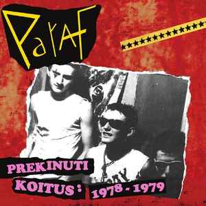 ParAF / PREKINUTI KOITUS 1978-1979 スエーデン 赤盤 LP