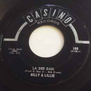 Billy & Lillie - La Dee Dah / Lucky Ladybug album cover