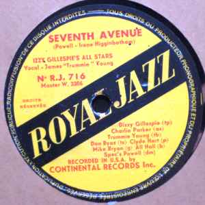 Dizzy Gillespie's All Stars – Seventh Avenue / Sorta Kinda (1945