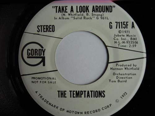 The Temptations – Take A Look Around (1971, Vinyl) - Discogs