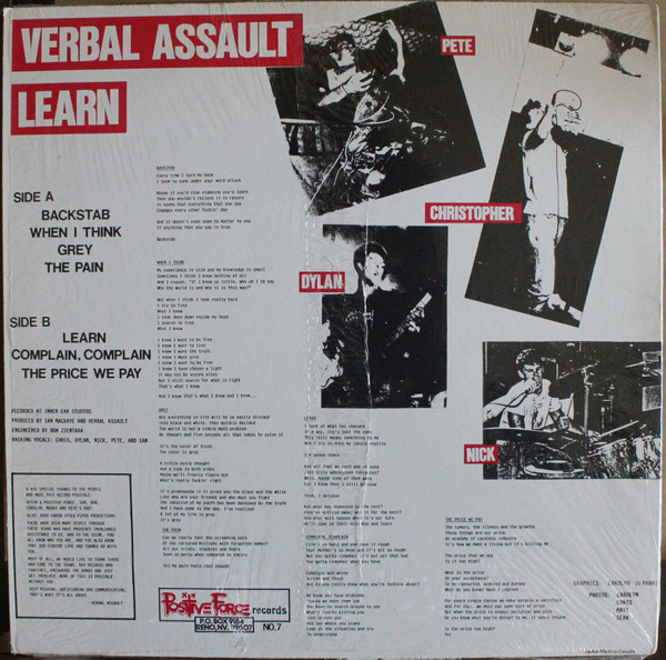 lataa albumi Verbal Assault - Learn