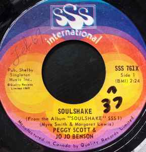 Peggy Scott & Jo Jo Benson - Soulshake / We Were Made For Each Other album cover