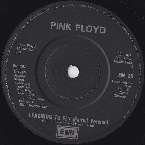 Pink Floyd - Learning To Fly, Releases