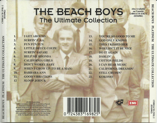 descargar álbum The Beach Boys - Platinum The Ultimate Collection