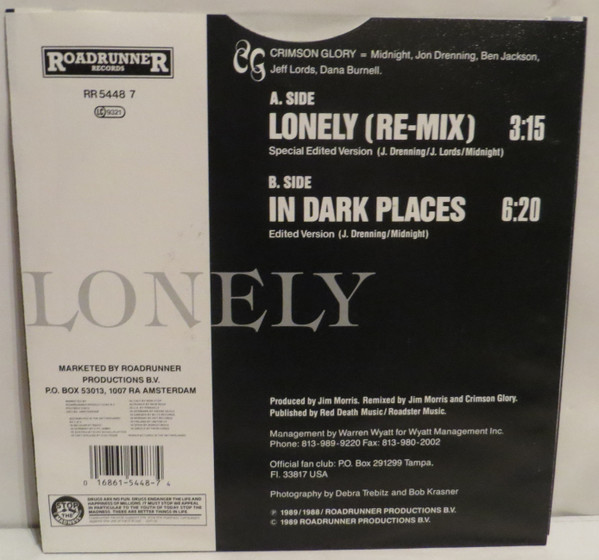 ladda ner album Crimson Glory - Lonely