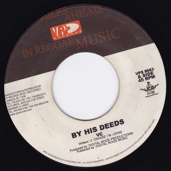 VC – By His Deeds (2001, Vinyl) - Discogs