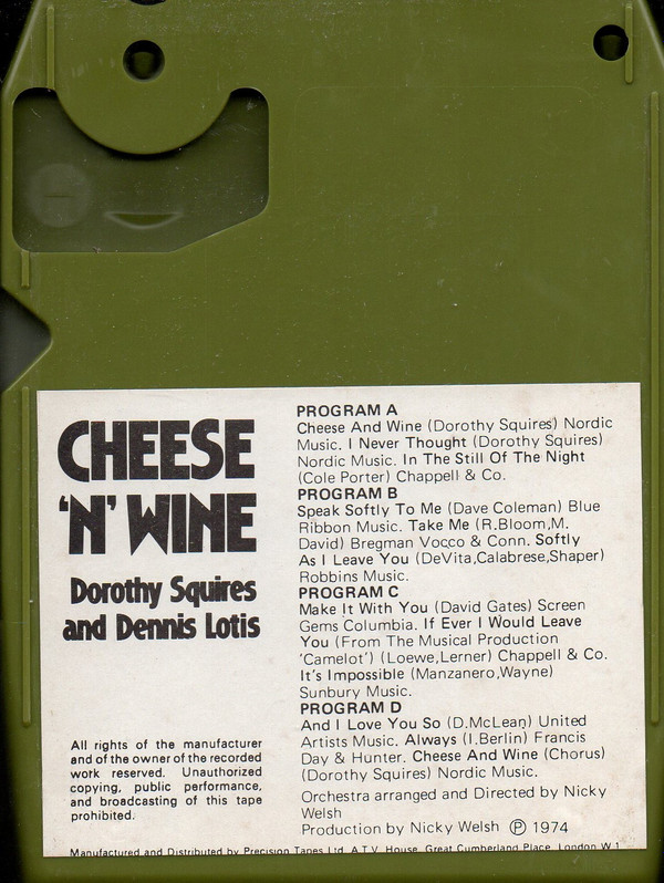 ladda ner album Dorothy Squires and Dennis Lotis - Cheese N Wine
