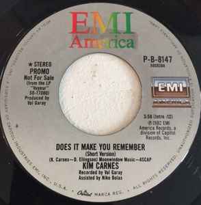 7" Single 45 RPM 1982 Kim Carnes ‎– Voyeur Label: EMI America ‎–  Vinyl 