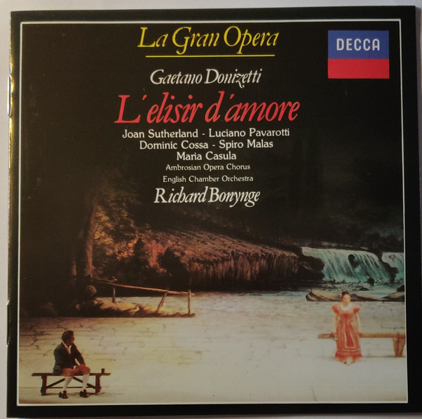 Donizetti / Joan Sutherland, Luciano Pavarotti, Dominic Cossa, Spiro Malas,  Maria Casula, The English Chamber Orchestra, Ambrosian Opera Chorus,  Richard Bonynge - L'Elisir D'Amore, Releases