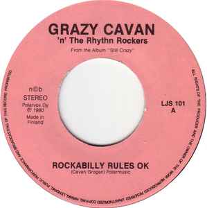 Crazy Cavan And The Rhythm Rockers - Rockabilly Rules Ok / Both Wheels Left The Ground album cover