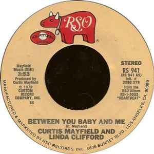 Curtis Mayfield - Between You Baby And Me album cover