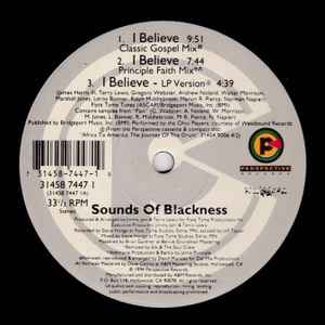 Sounds Of Blackness - I Believe album cover