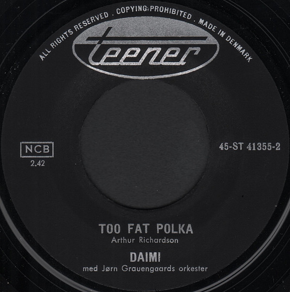 last ned album Daimi Med Jørn Grauengaards Orkester - Blue Too Fat Polka