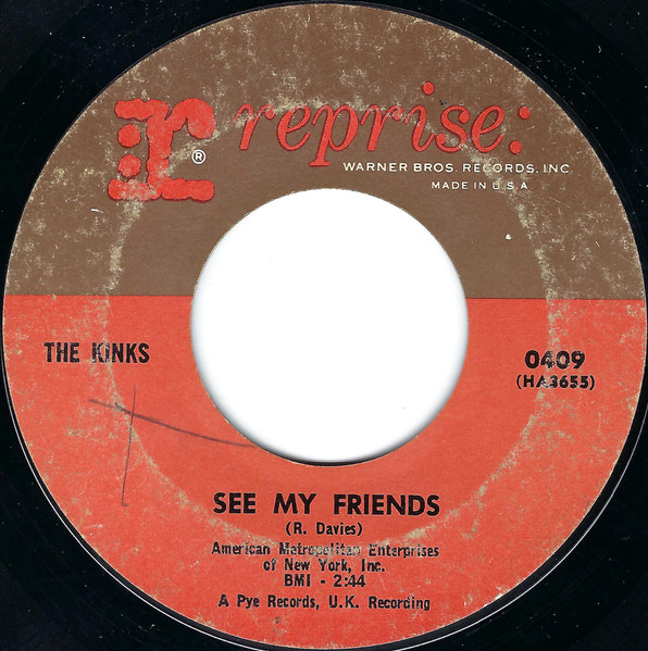 The Kinks – See My Friend / Never Met A Girl Like You Before (1965