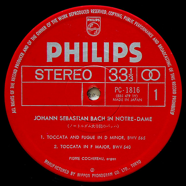 ladda ner album Johann Sebastian Bach Pierre Cochereau - Johann Sebastian Bach In Notre Dame