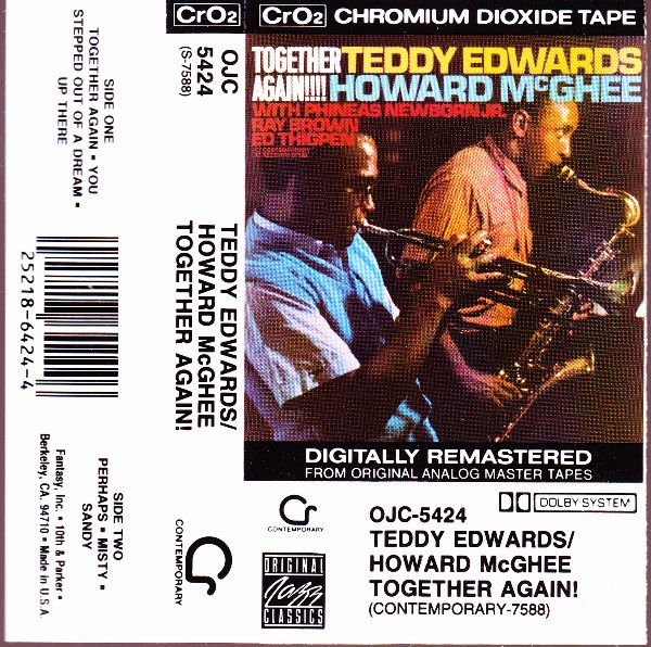 Teddy Edwards / Howard McGhee - Together Again! | Releases | Discogs